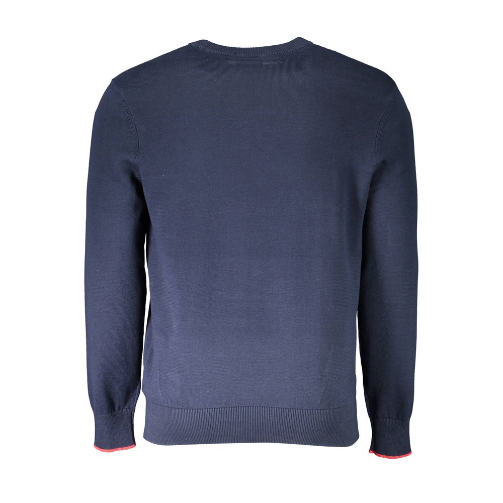 Classic Organic Crew Neck Sweater in Blue