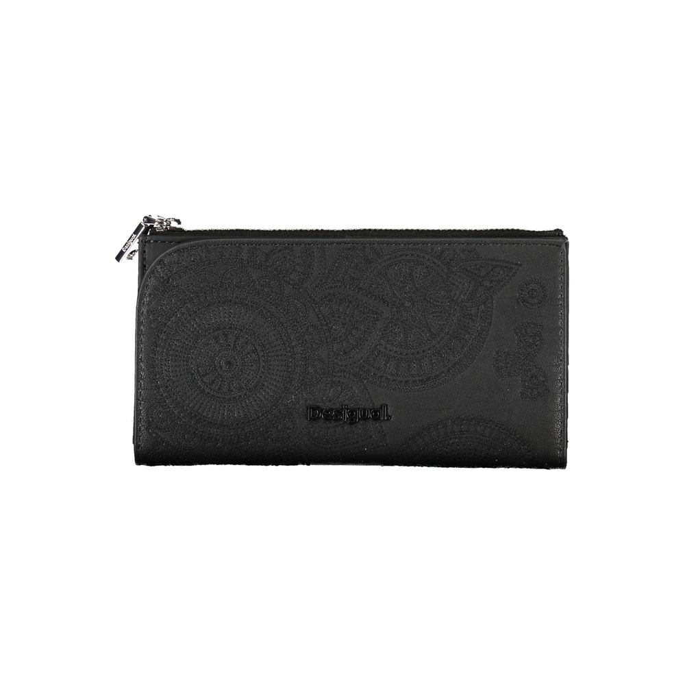 Chic Black Dual Compartment Wallet