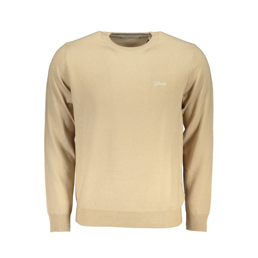 Beige polyester trui