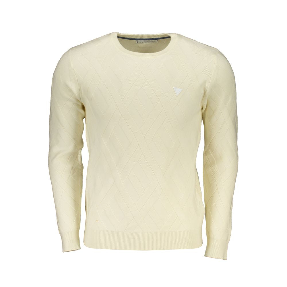 Witte polyester trui