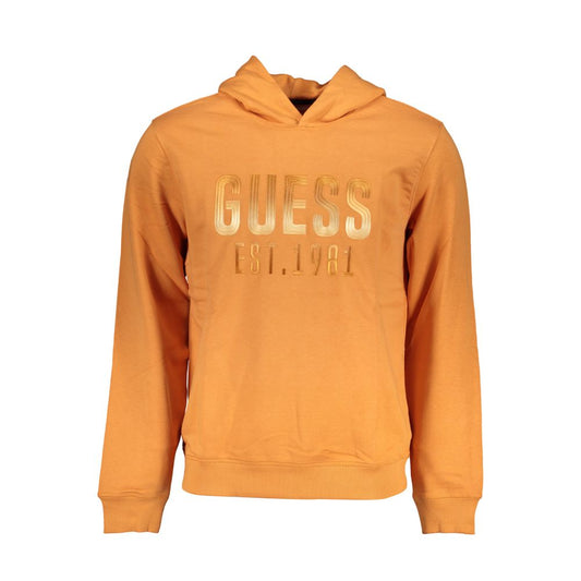 Sudadera con capucha naranja esbelta