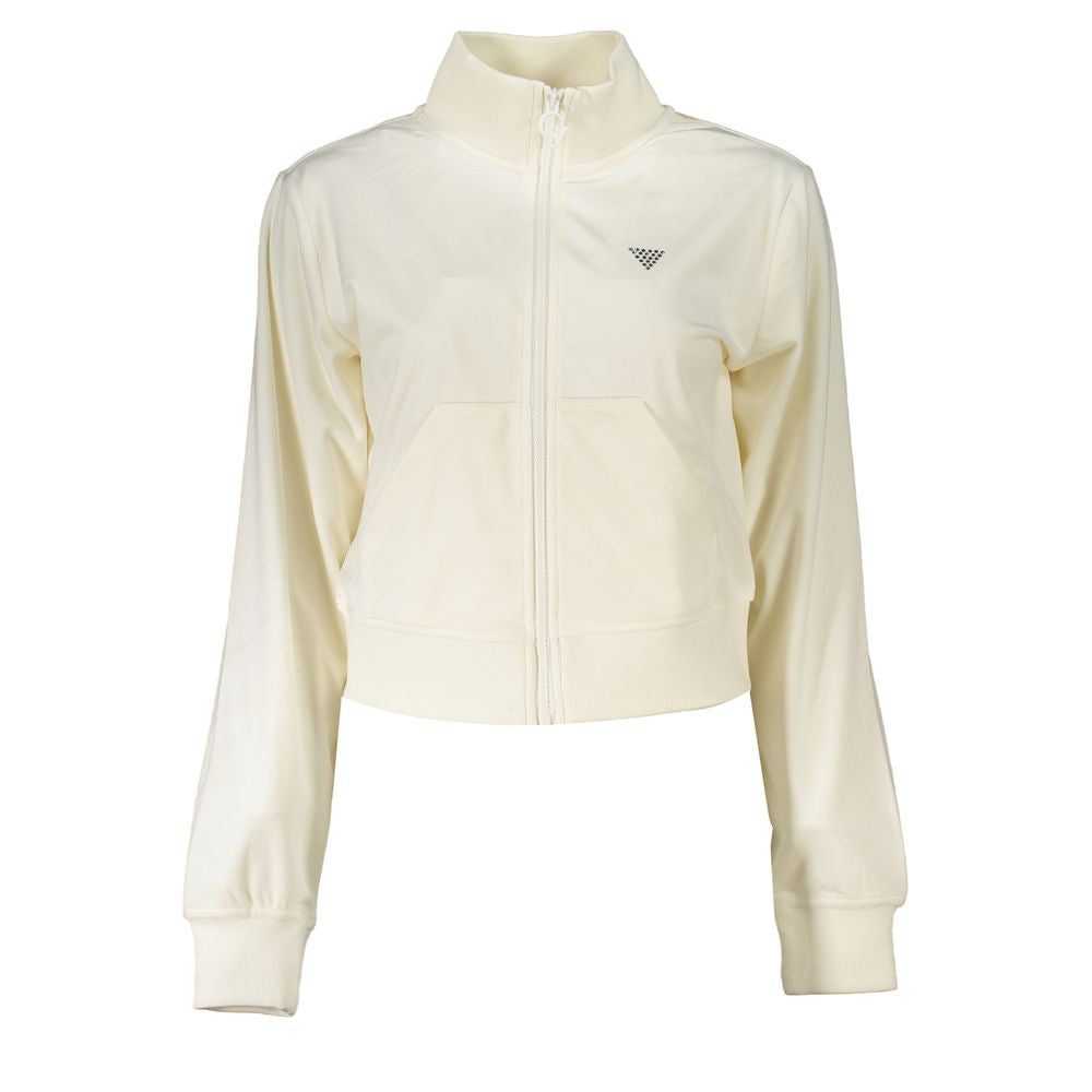 Witte polyester trui