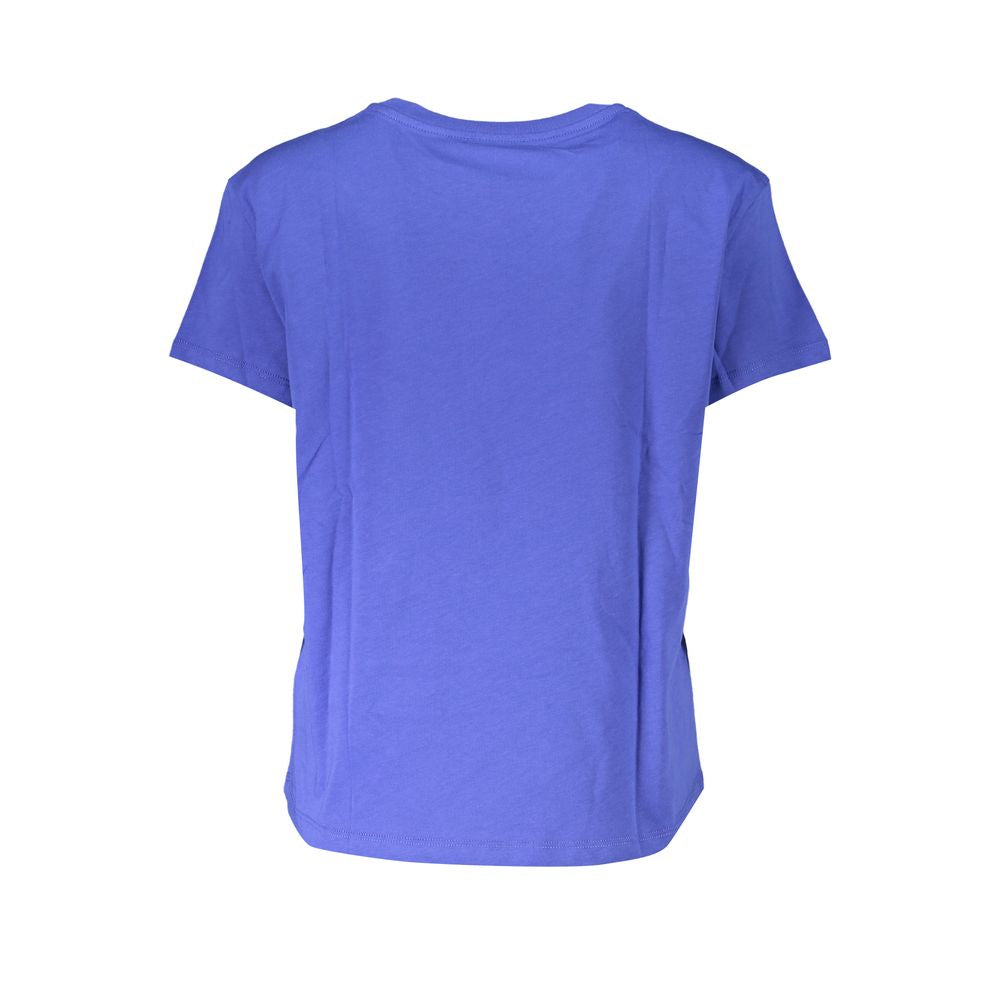 Blauwe katoenen tops en T-shirt