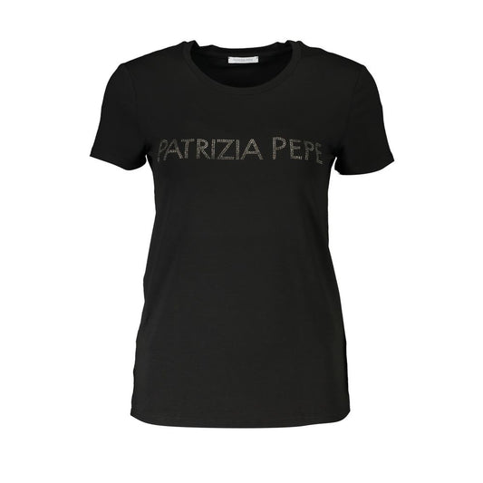 Zwarte elastaan ​​tops en T-shirt