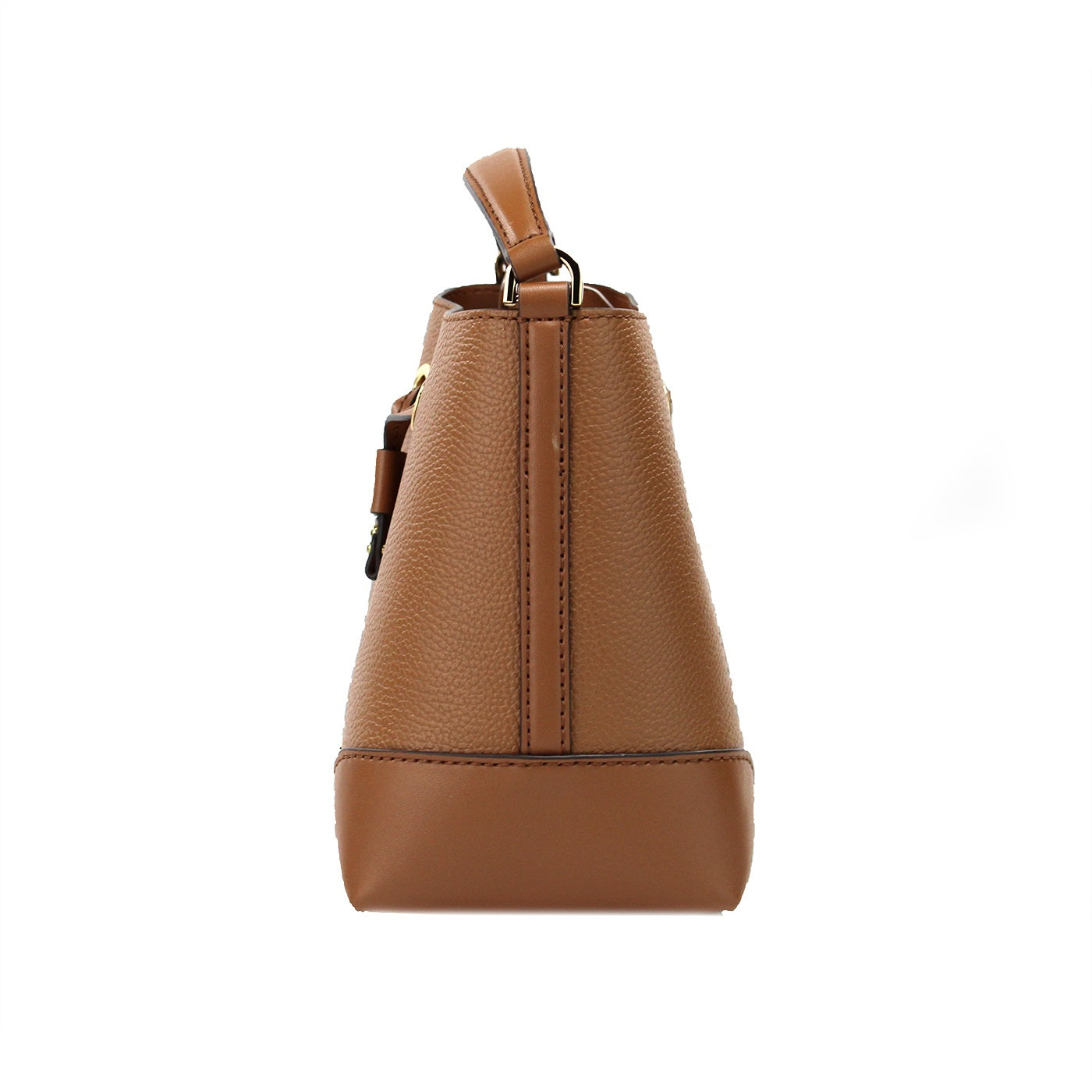 Mercer kleine bagage kiezel lederen emmer crossbody tas portemonnee