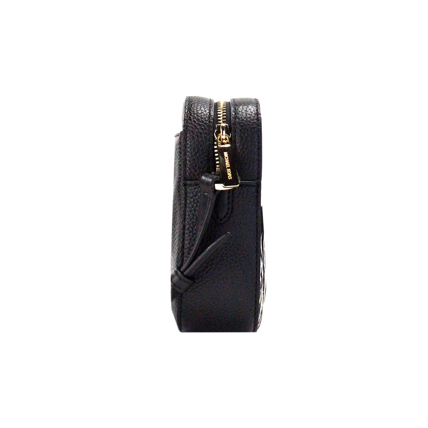 Bolso bandolera Jet Set grande East West en negro con cadena y cremallera