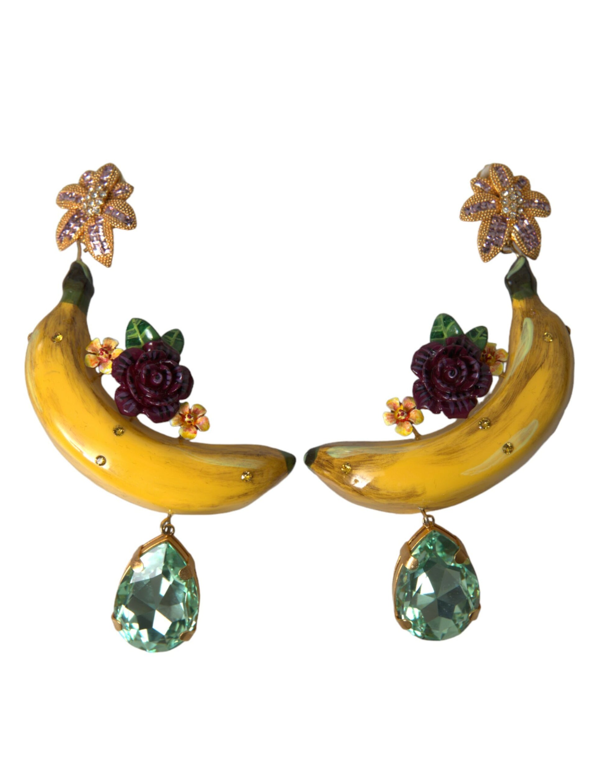 Chic Clip-on Banana Dangle Earrings