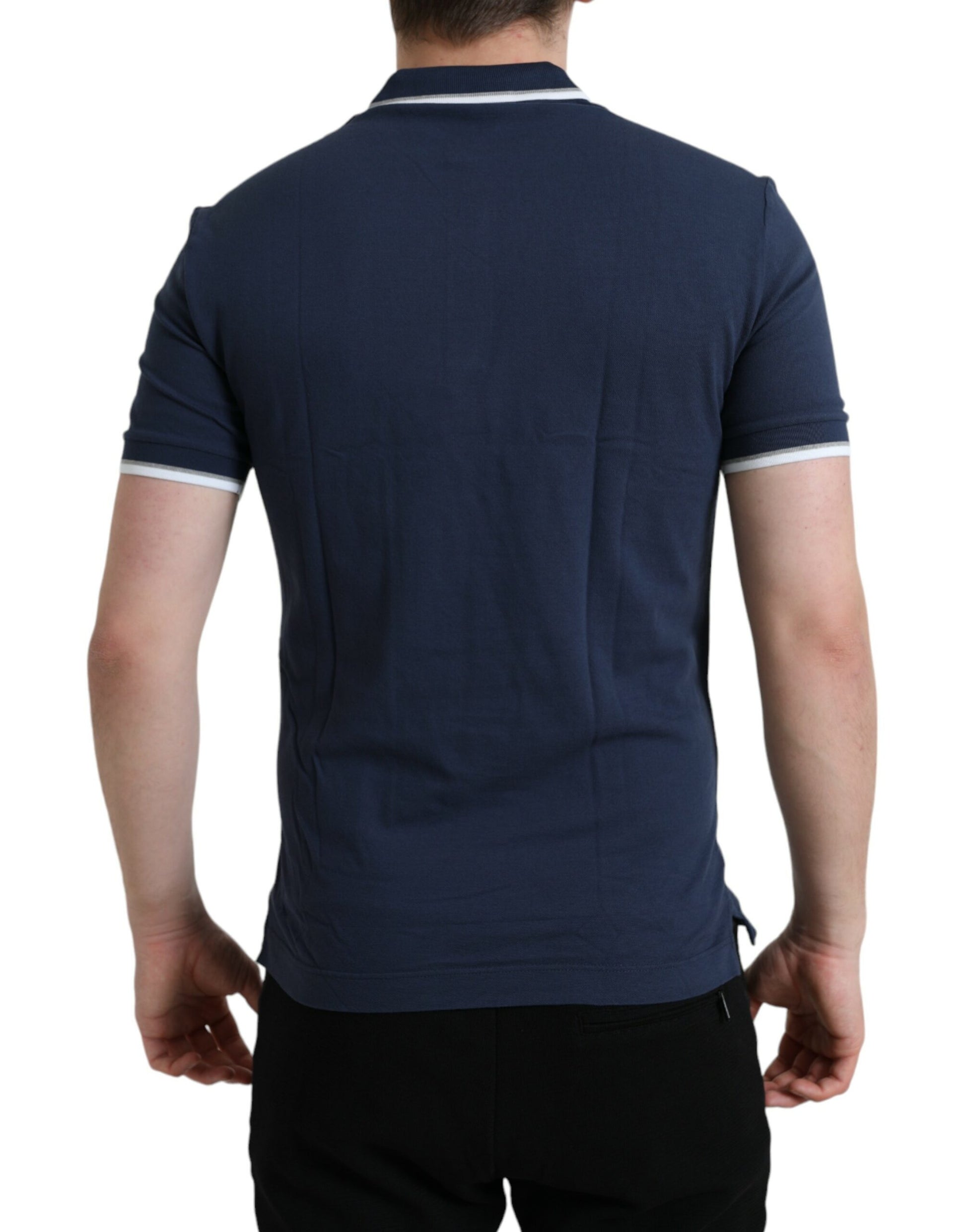 Elegant Crown Embroidered Polo T-Shirt