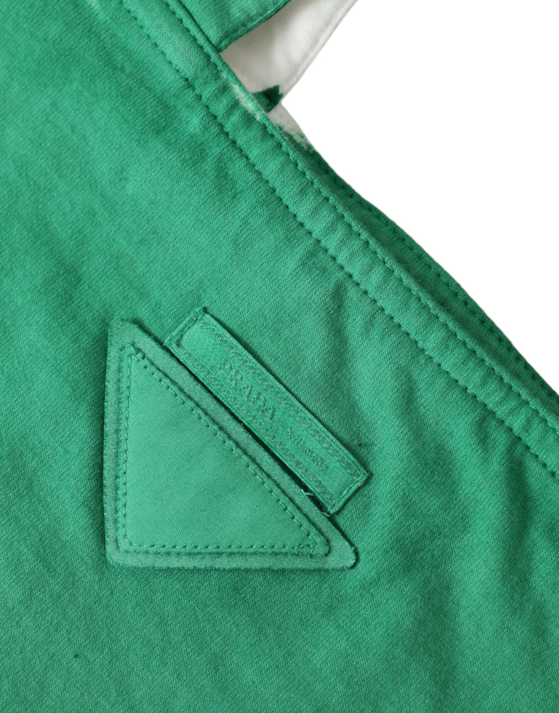 Bolso tote elegante de tela verde