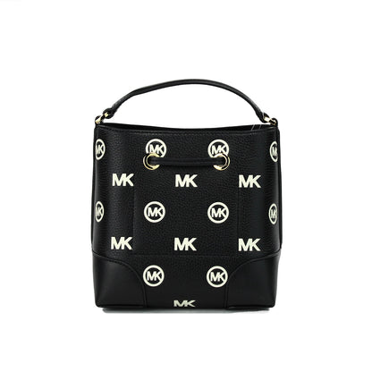 Mercer Bolso bandolera pequeño con cordón en relieve en negro