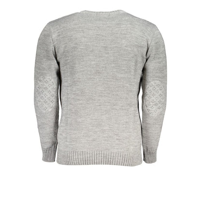 Gray Fabric Sweater