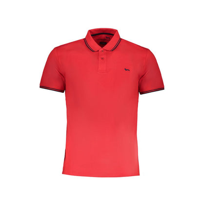 Red Cotton Polo Shirt