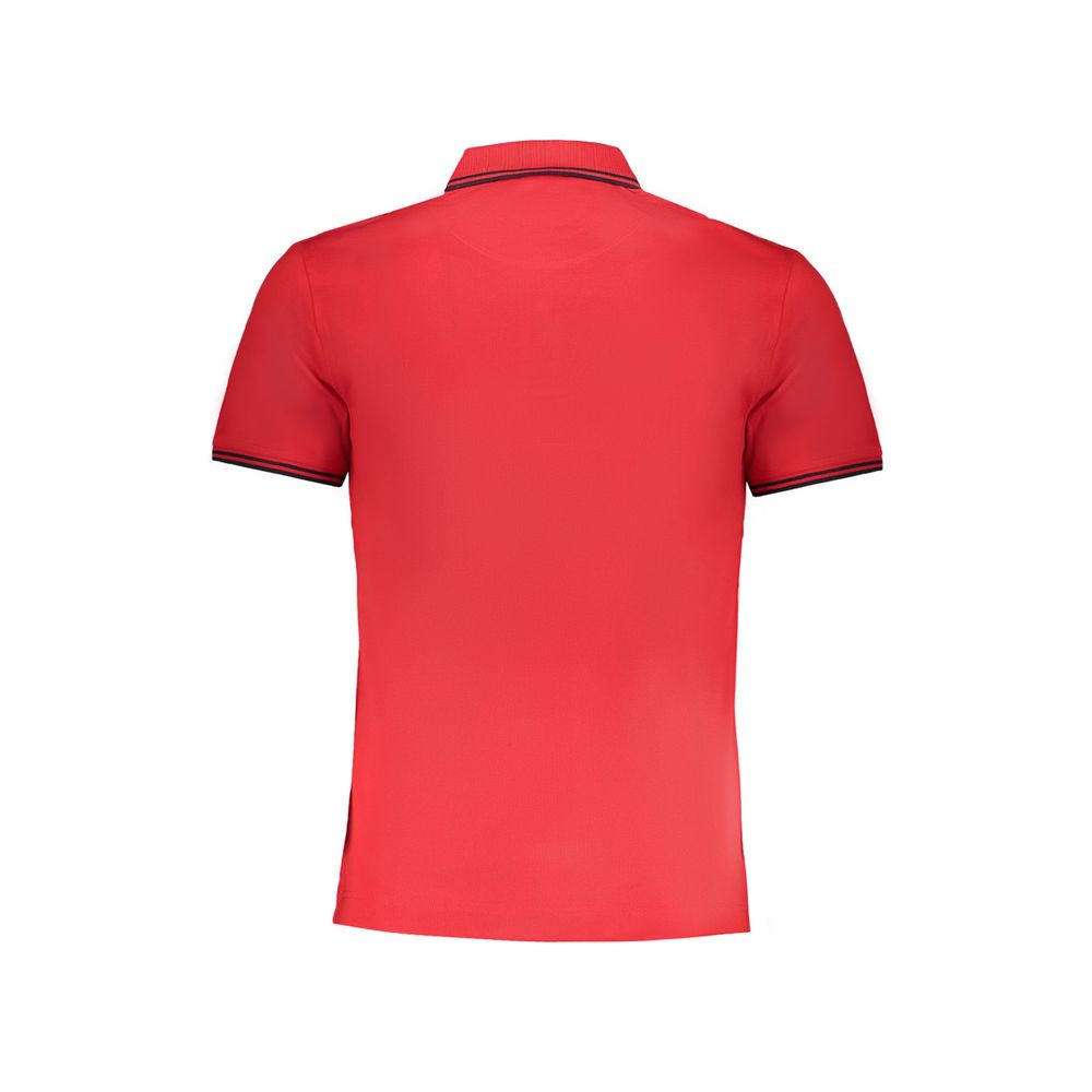 Red Cotton Polo Shirt