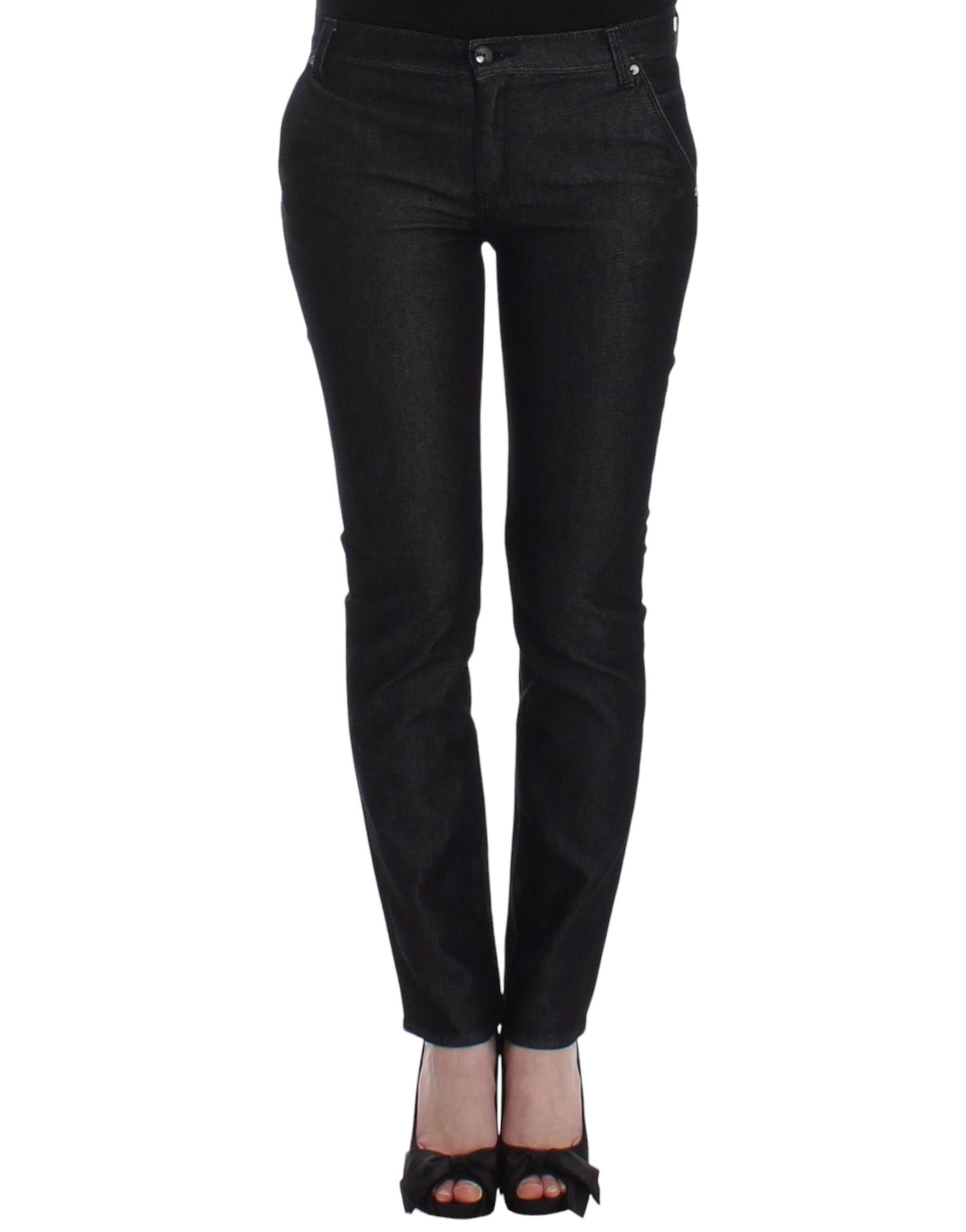 Chic Black Skinny Jeans - Elegant & Slim Fit