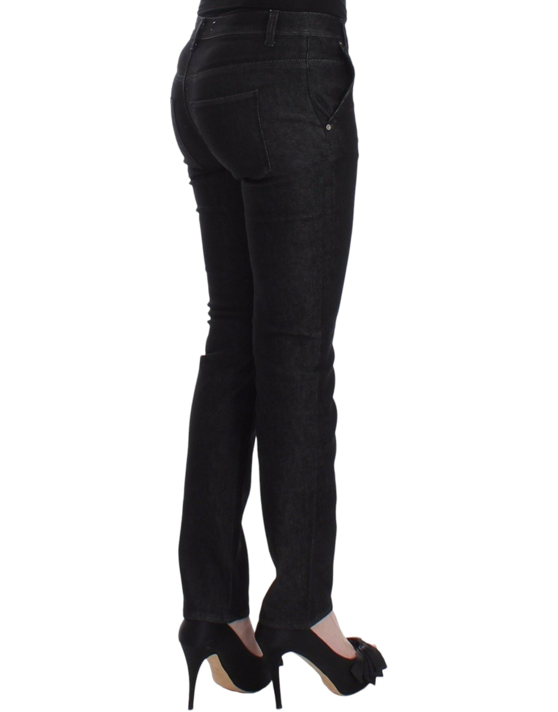 Chic Black Skinny Jeans - Elegant & Slim Fit