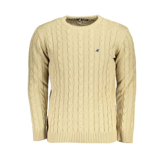 Beige Fabric Sweater