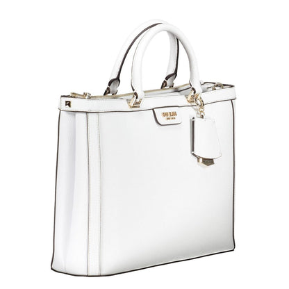 White Polyethylene Handbag