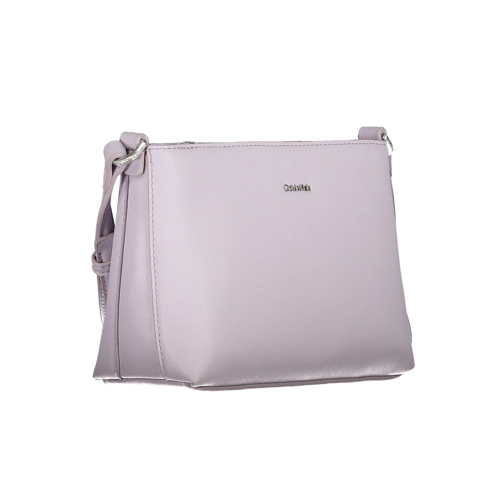 Purple Polyester Handbag