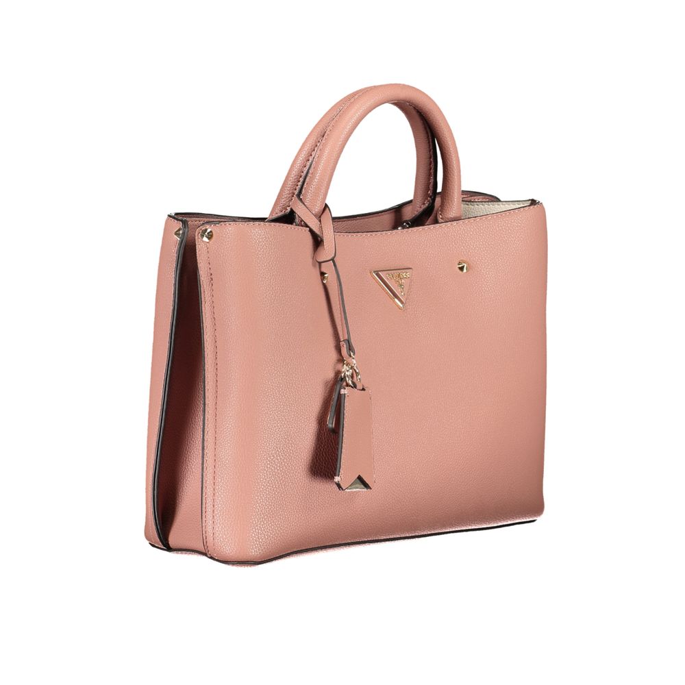 Pink Polyethylene Handbag