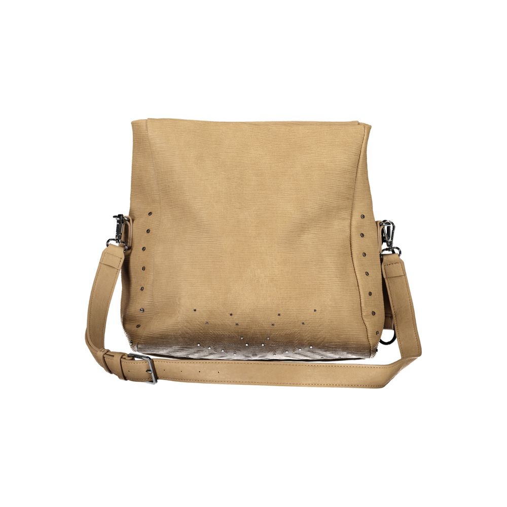 Beige Polyethylene Handbag