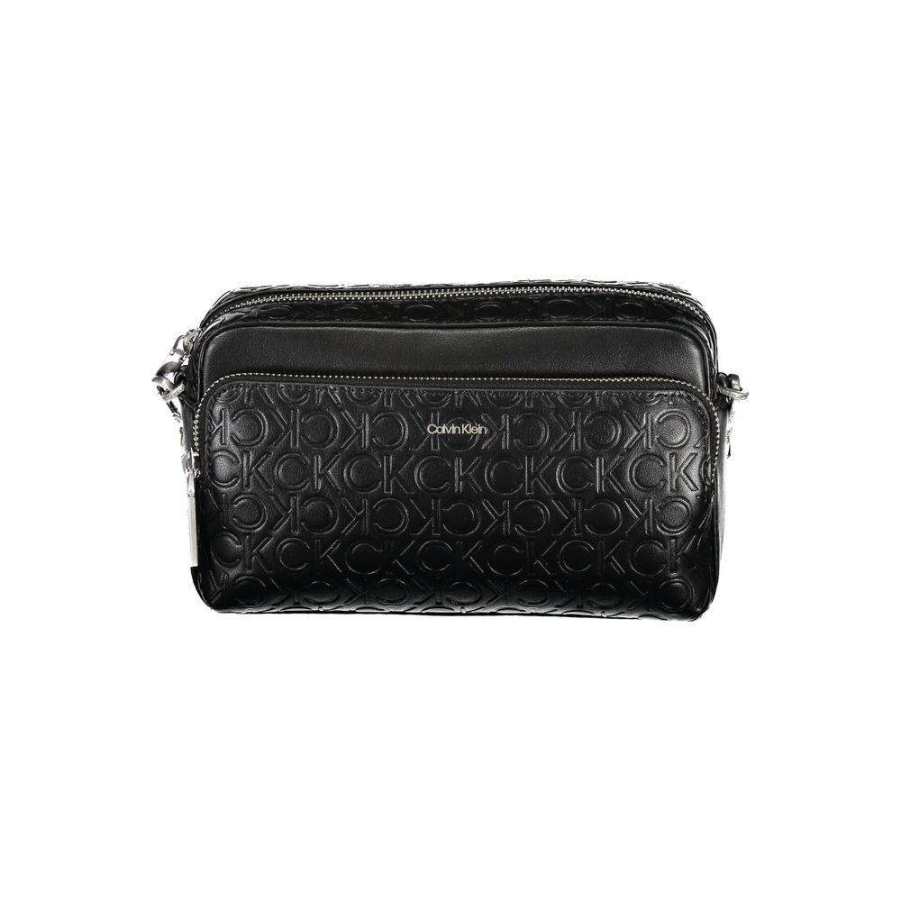 Black Polyester Handbag