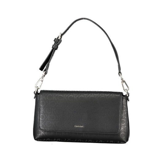 Black Polyester Handbag