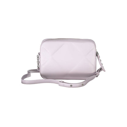 Purple Polyester Handbag