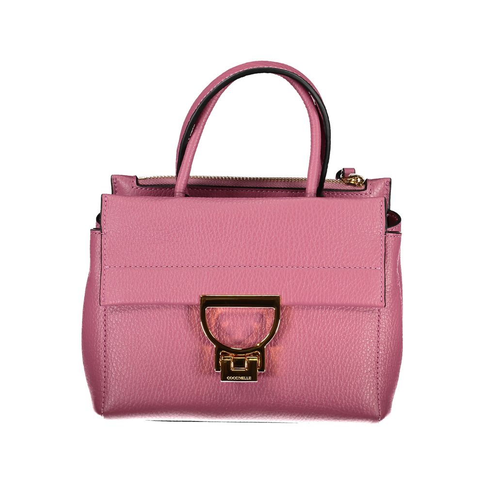 Pink Leather Handbag