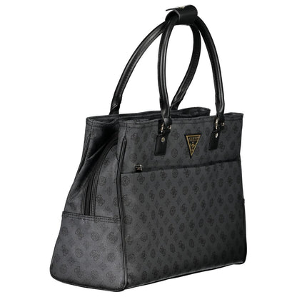 Gray Polyethylene Handbag