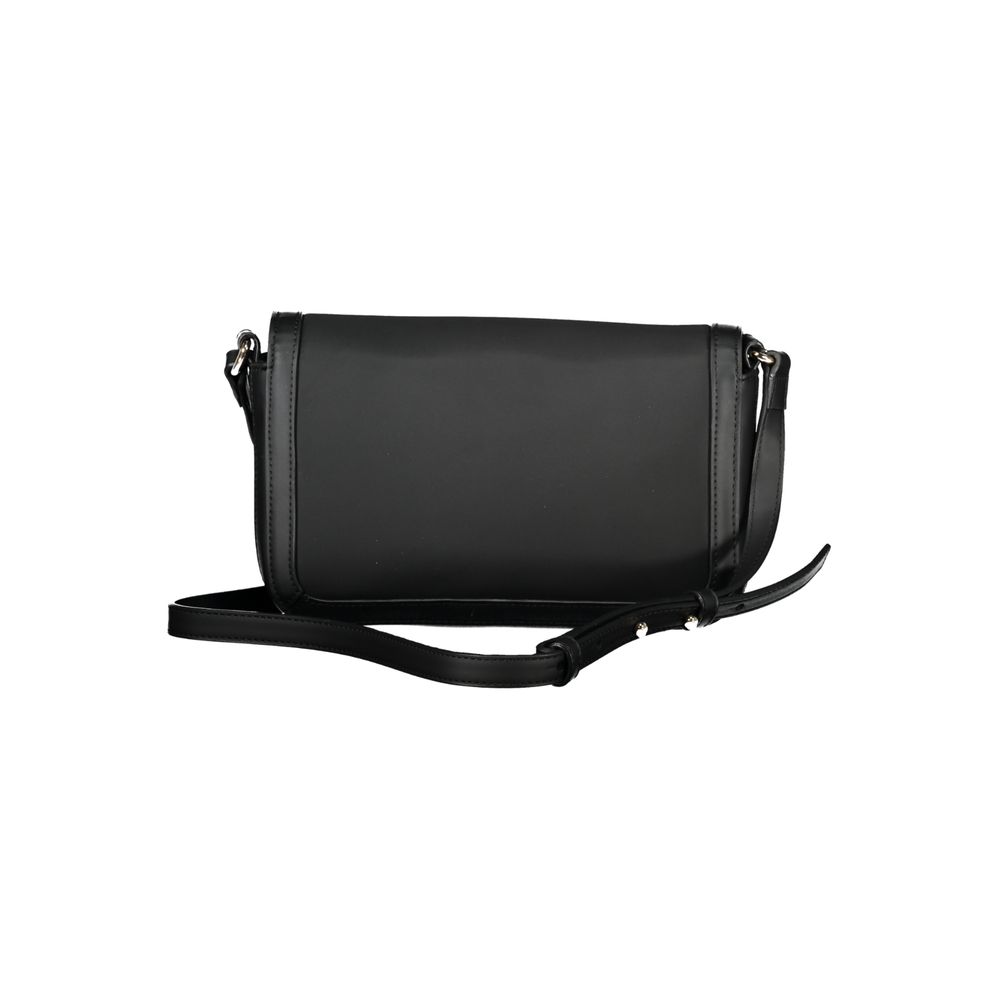 Black Polyester Handbag