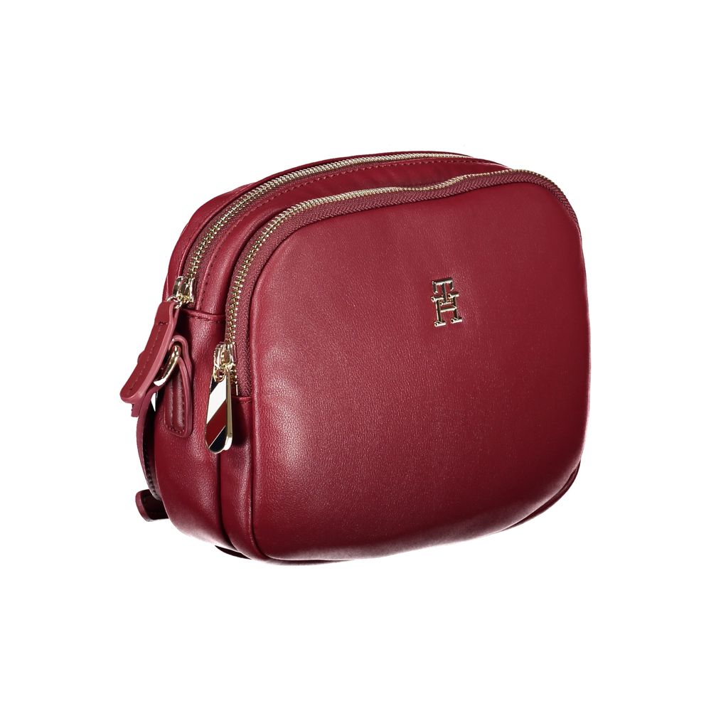 Pink Polyester Women Handbag