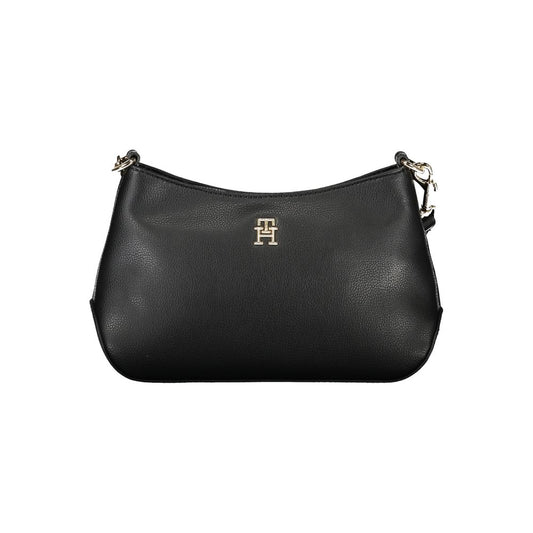 Black Polyester Handbag