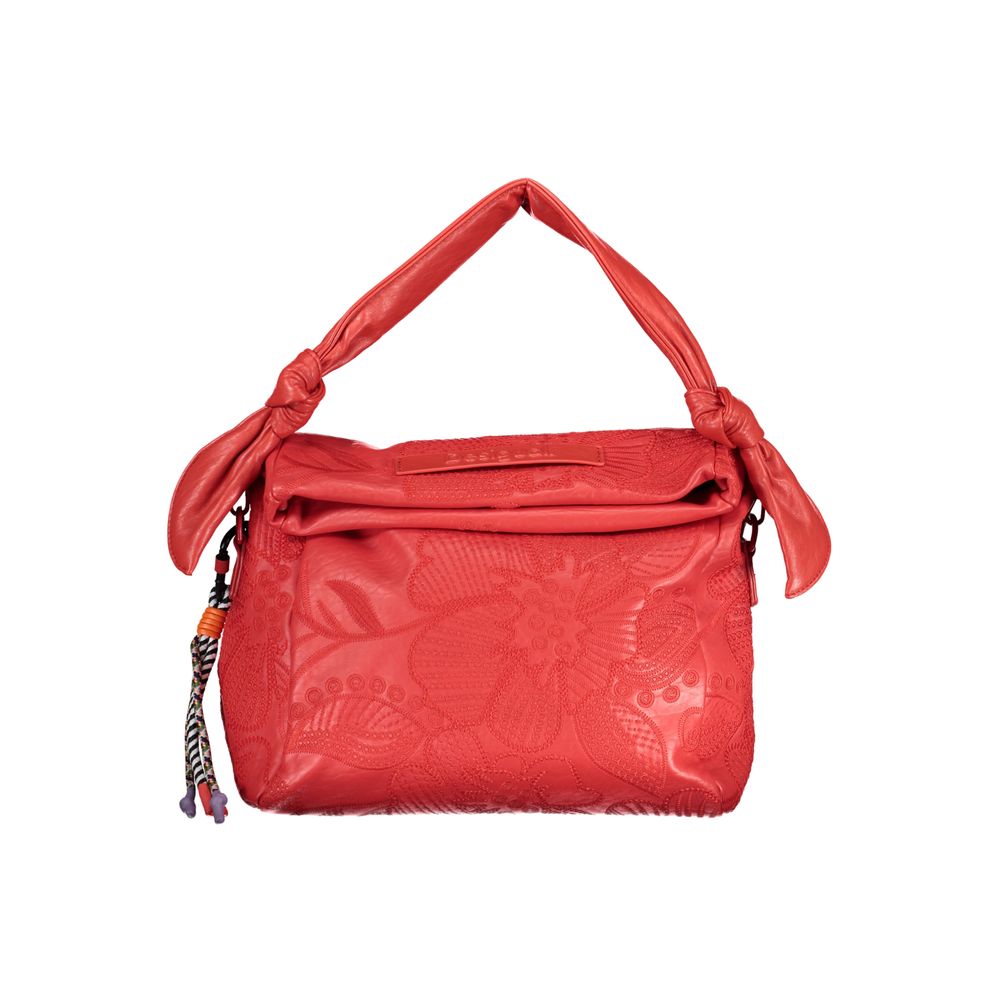 Red Polyethylene Handbag