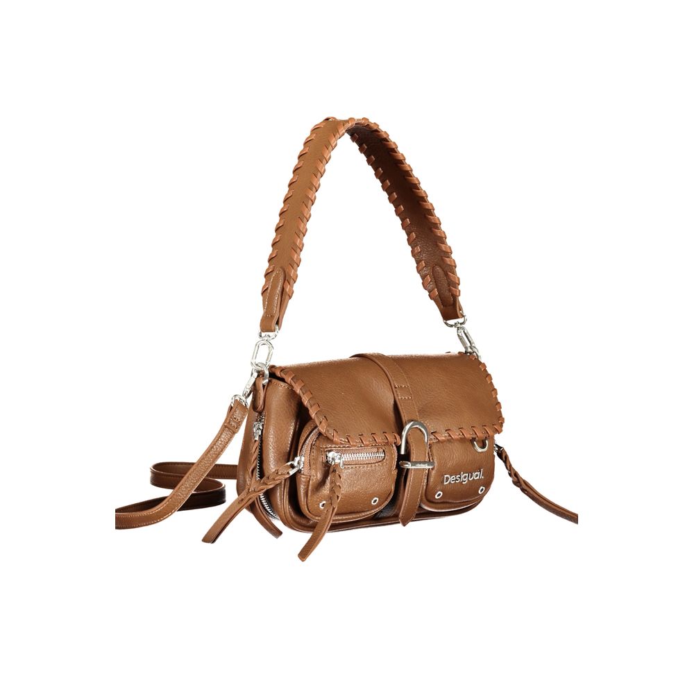 Brown Polyethylene Handbag