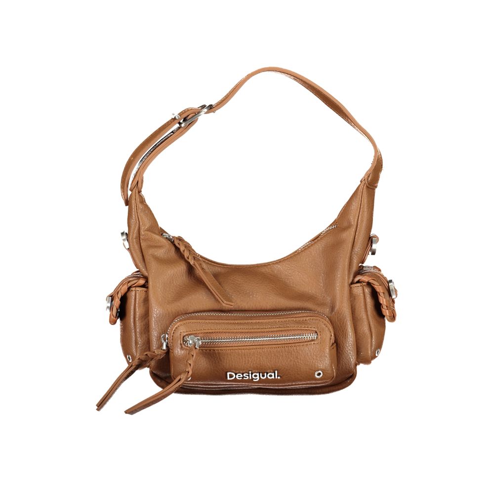 Brown Polyethylene Handbag