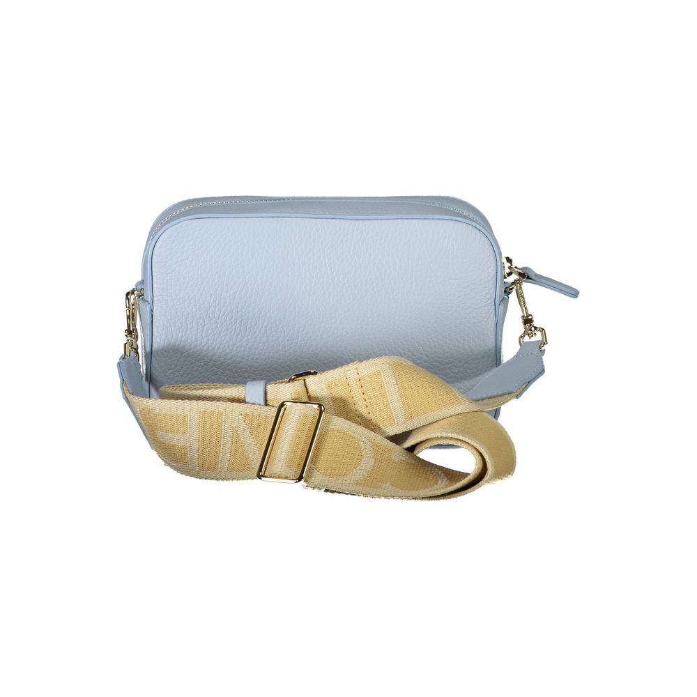 Light Blue Leather Handbag