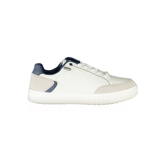 White Polyester Sneaker