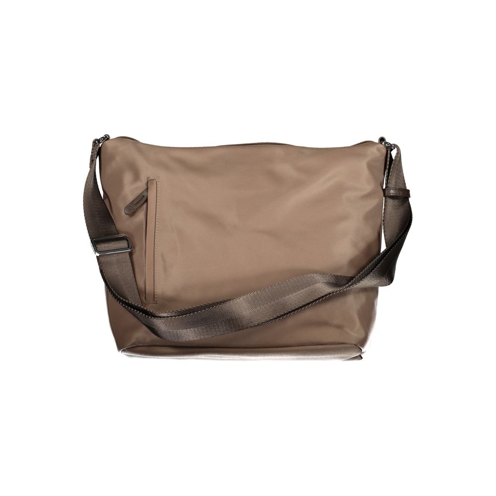 Brown Nylon Handbag