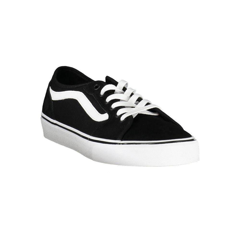 Black Polyester Sneaker