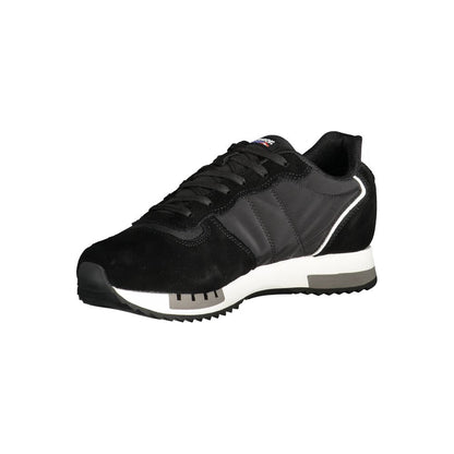 Black Polyester Sneaker