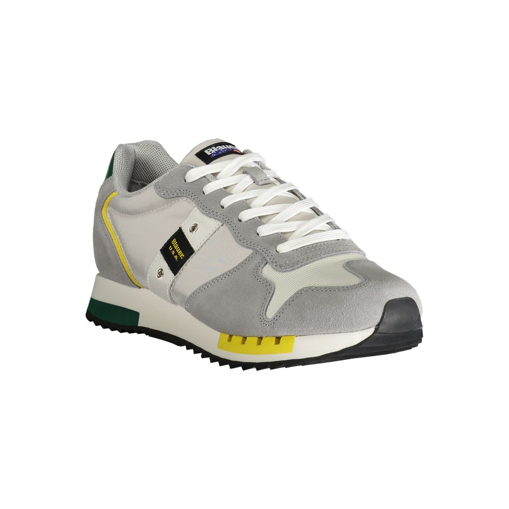 Gray Polyester Sneaker