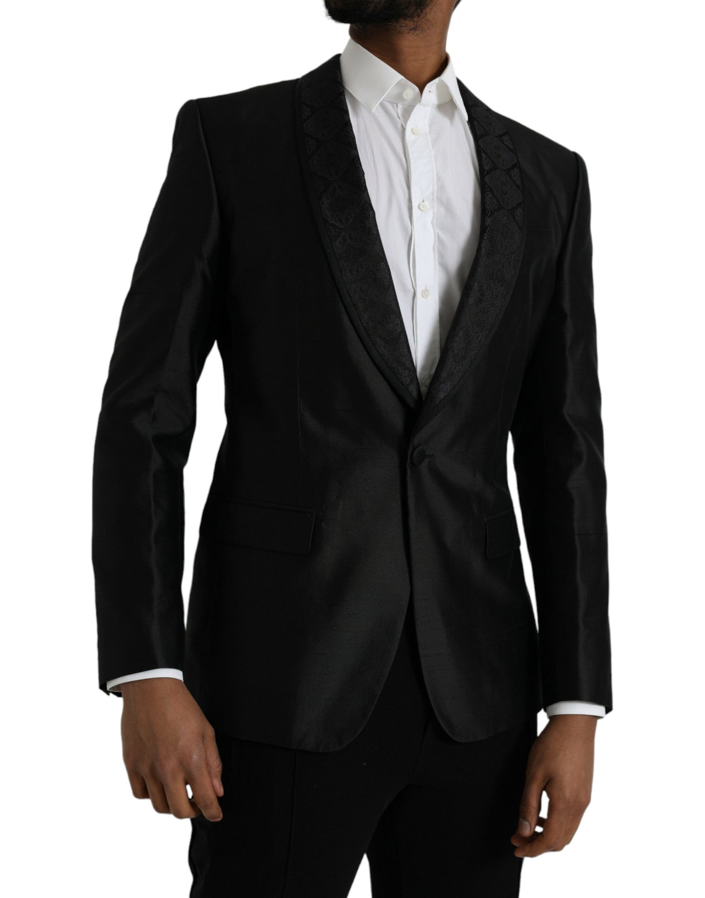 Black MARTINI Single Breasted Coat Blazer