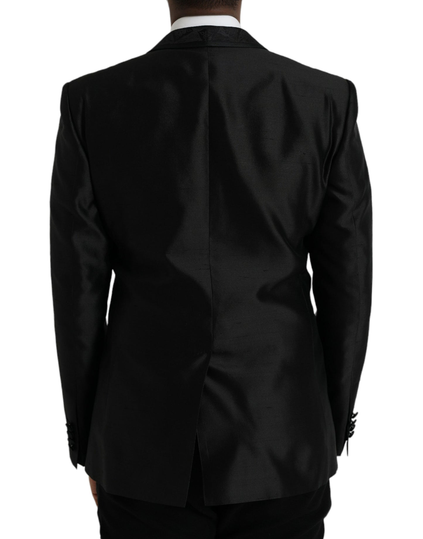 Black MARTINI Single Breasted Coat Blazer