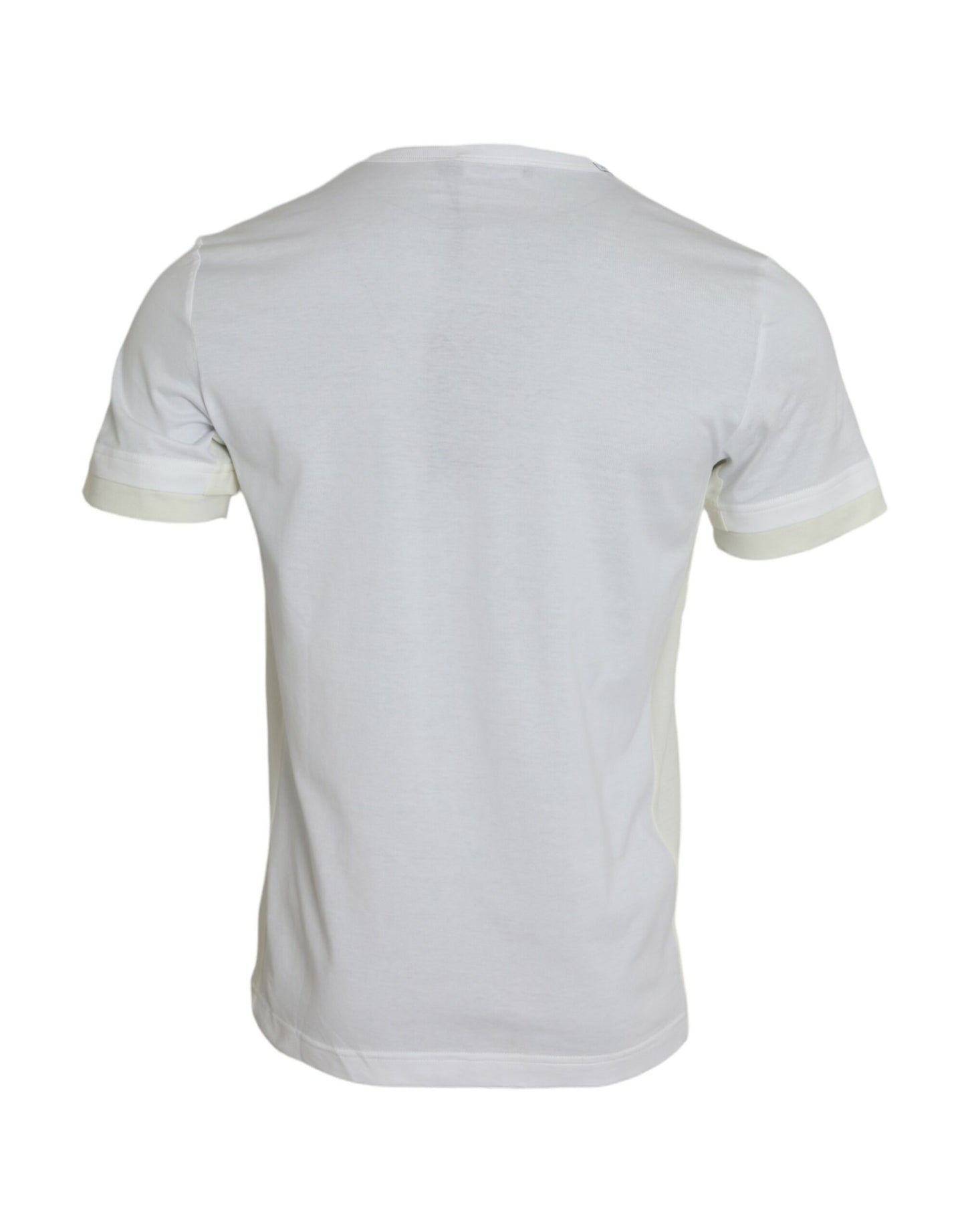 White Cotton Pocket Short Sleeves T-shirt