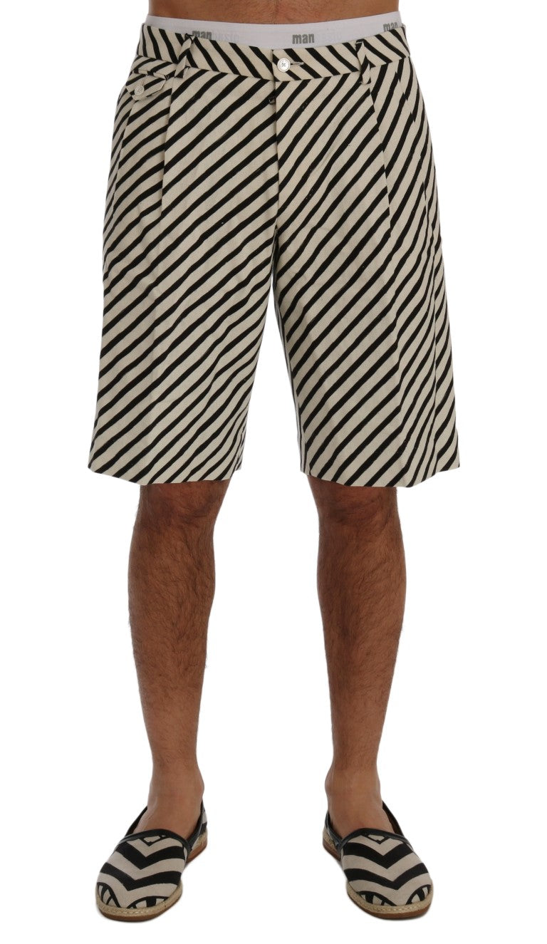 Gestreepte casual shorts van hennep