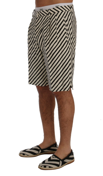 Gestreepte casual shorts van hennep