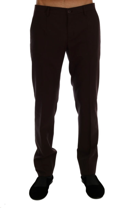 Pantalón Formal Elegante Slim Fit en Morado