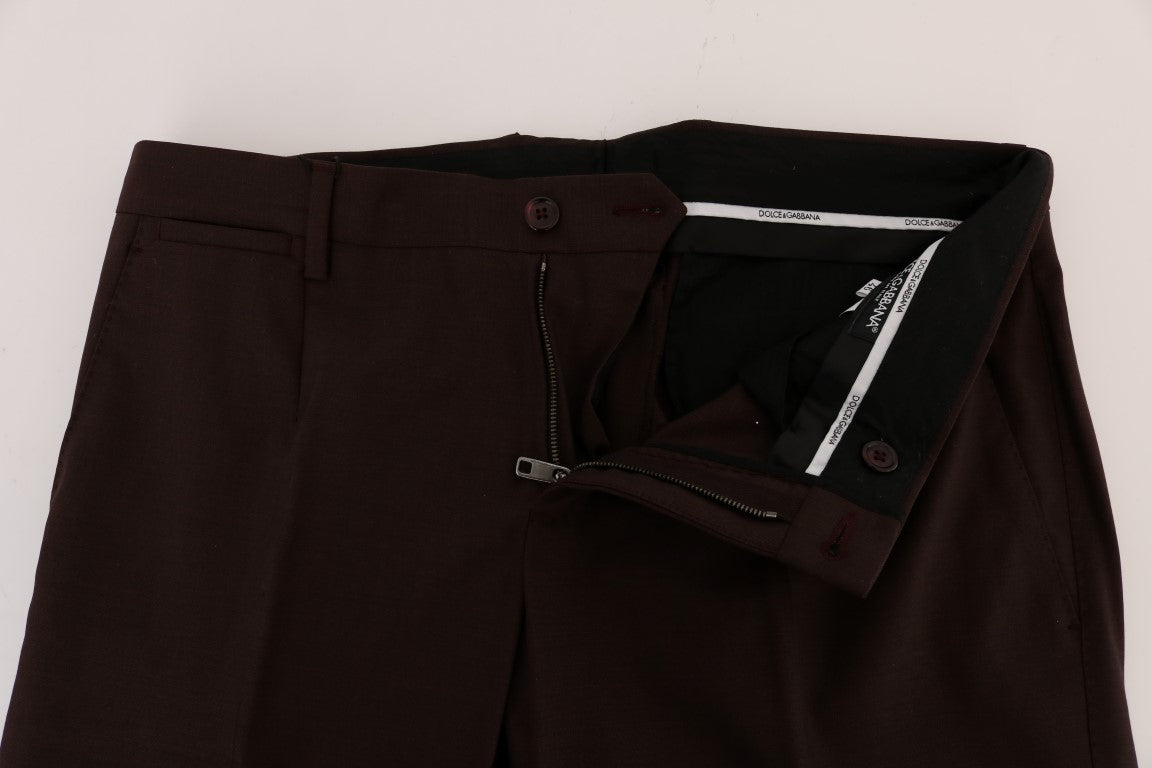 Pantalón Formal Elegante Slim Fit en Morado