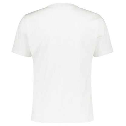 Elevated Casual White Crewneck Cotton Tee