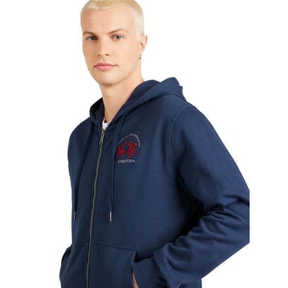 Elegant Full Zip Cotton Hoodie